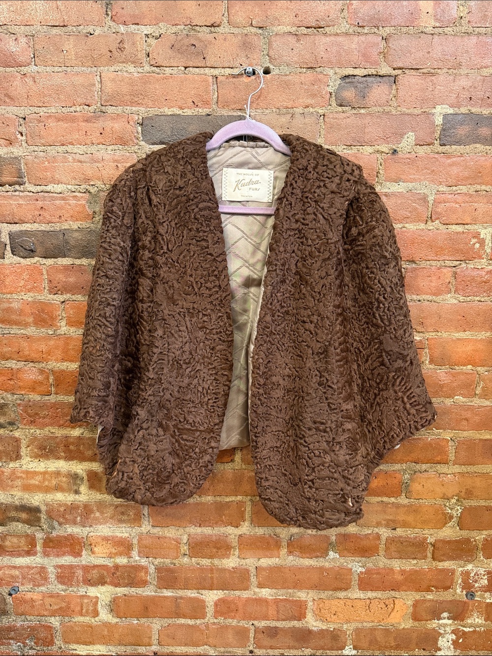 Vintage Persian Lamb Cropped Cape